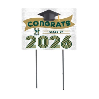 Husson University Eagles 18" x 24" 2026 Grad Yard Sign with Stakes