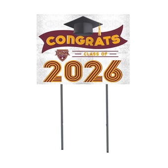 Iona University Gaels 18" x 24" 2026 Grad Yard Sign with Stakes