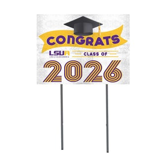LSUA Generals 18" x 24" 2026 Grad Yard Sign with Stakes