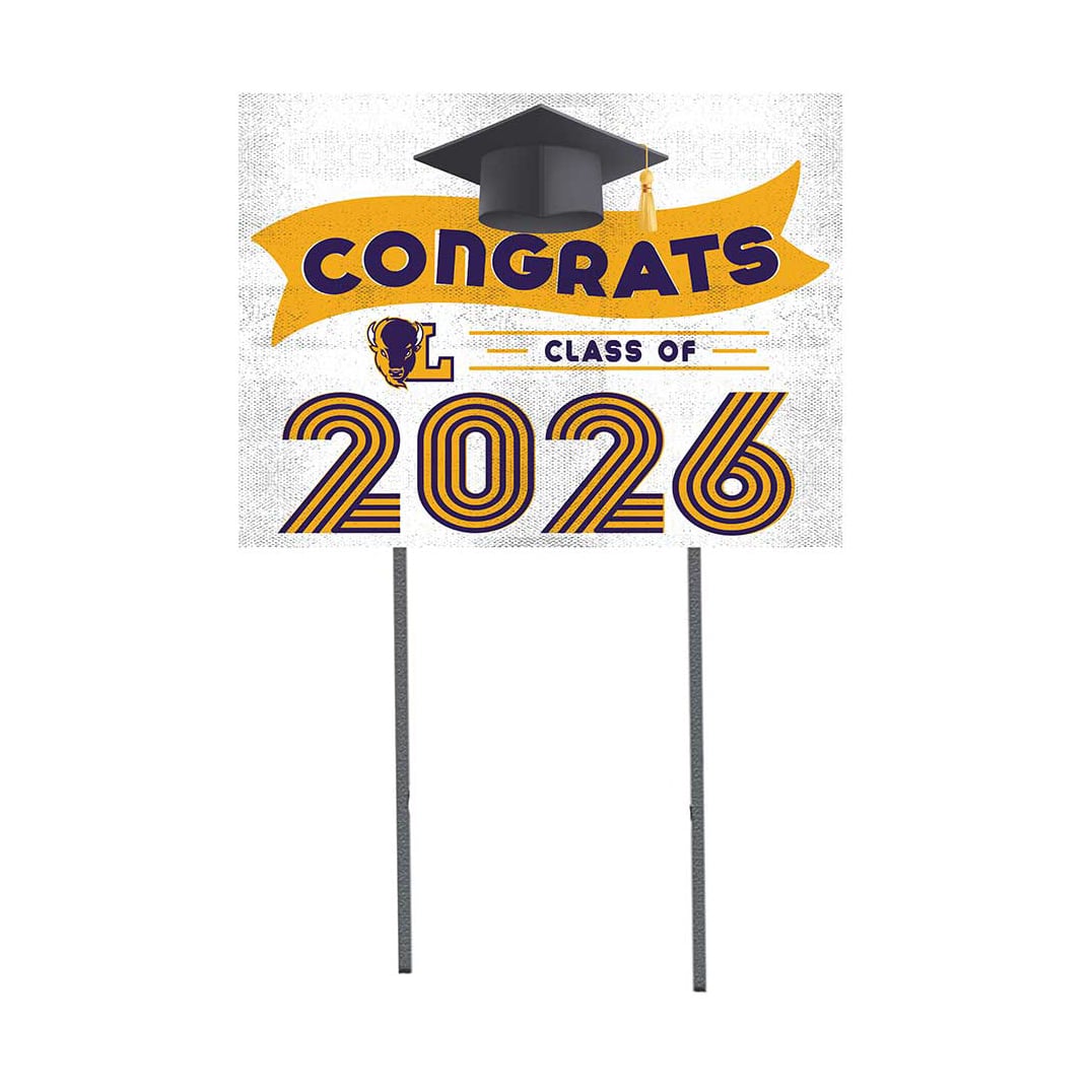 Lipscomb Bisons 18" x 24" 2026 Grad Yard Sign with Stakes