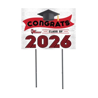 Marist Red Foxes 18" x 24" 2026 Grad Yard Sign with Stakes