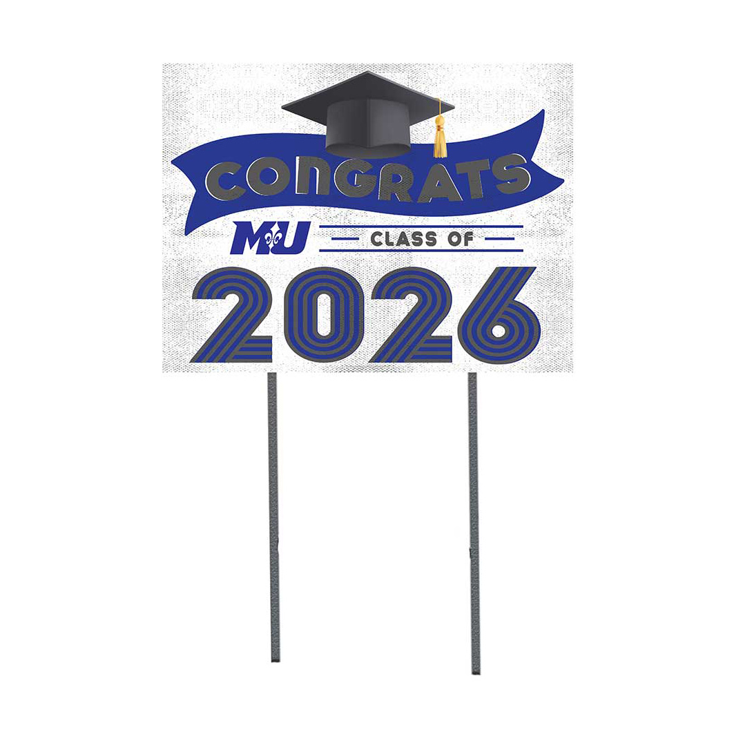 Marymount Saints 18" x 24" 2026 Grad Yard Sign with Stakes