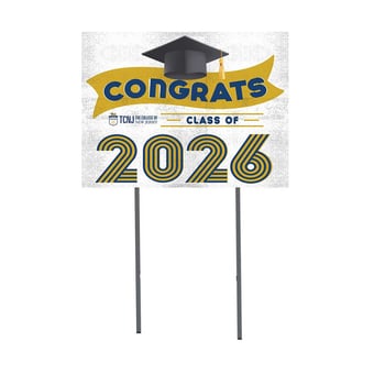 College of New Jersey Lions 18" x 24" 2026 Grad Yard Sign with Stakes