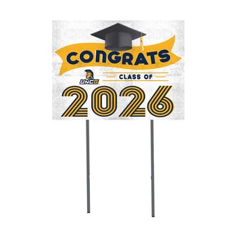 UNCG Spartans 18" x 24" 2026 Grad Yard Sign with Stakes
