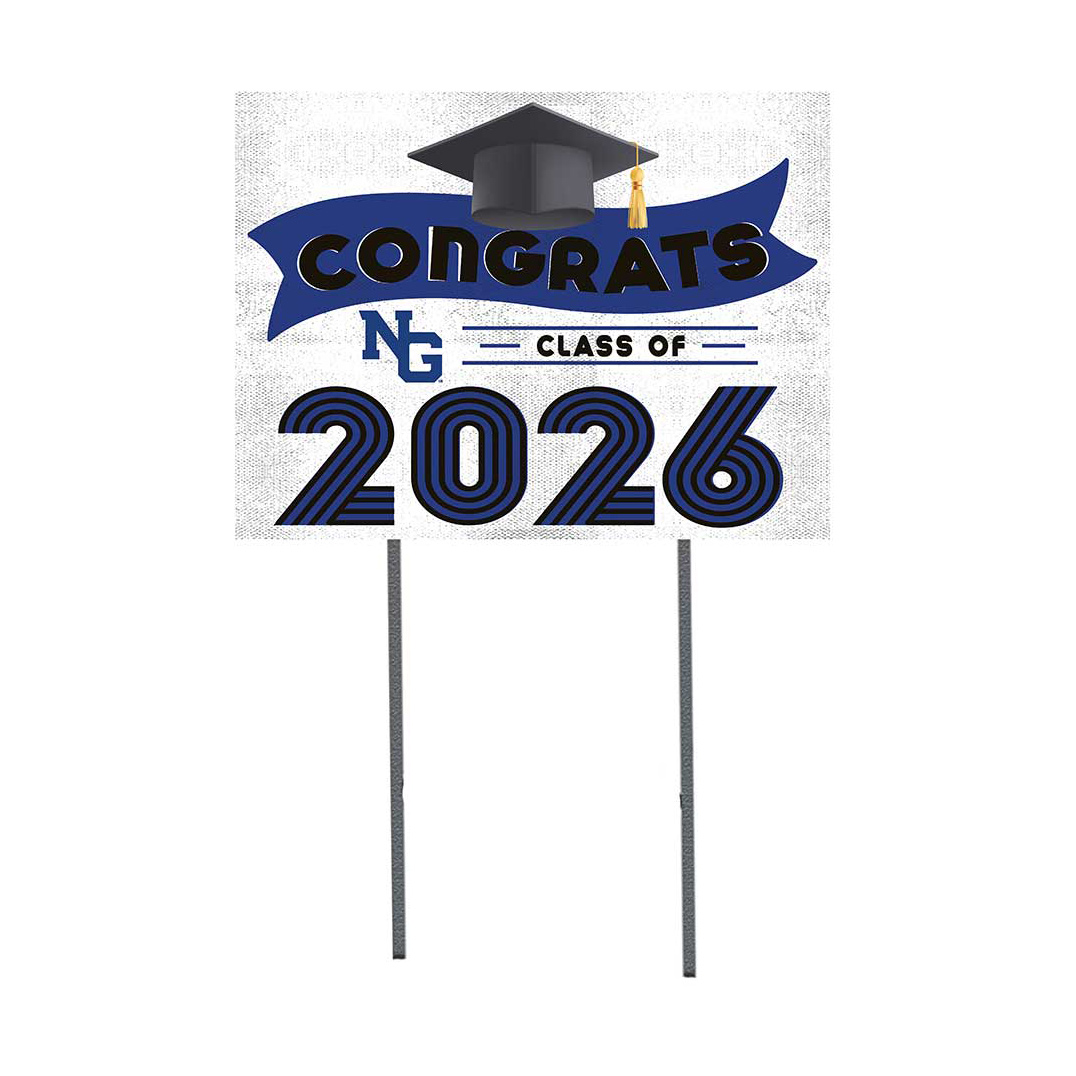 North Georgia Nighthawks 18" x 24" 2026 Grad Yard Sign with Stakes
