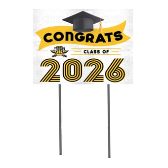 Northern Kentucky University Norse 18" x 24" 2026 Grad Yard Sign with Stakes