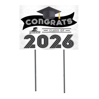 Providence Friars 18" x 24" 2026 Grad Yard Sign with Stakes