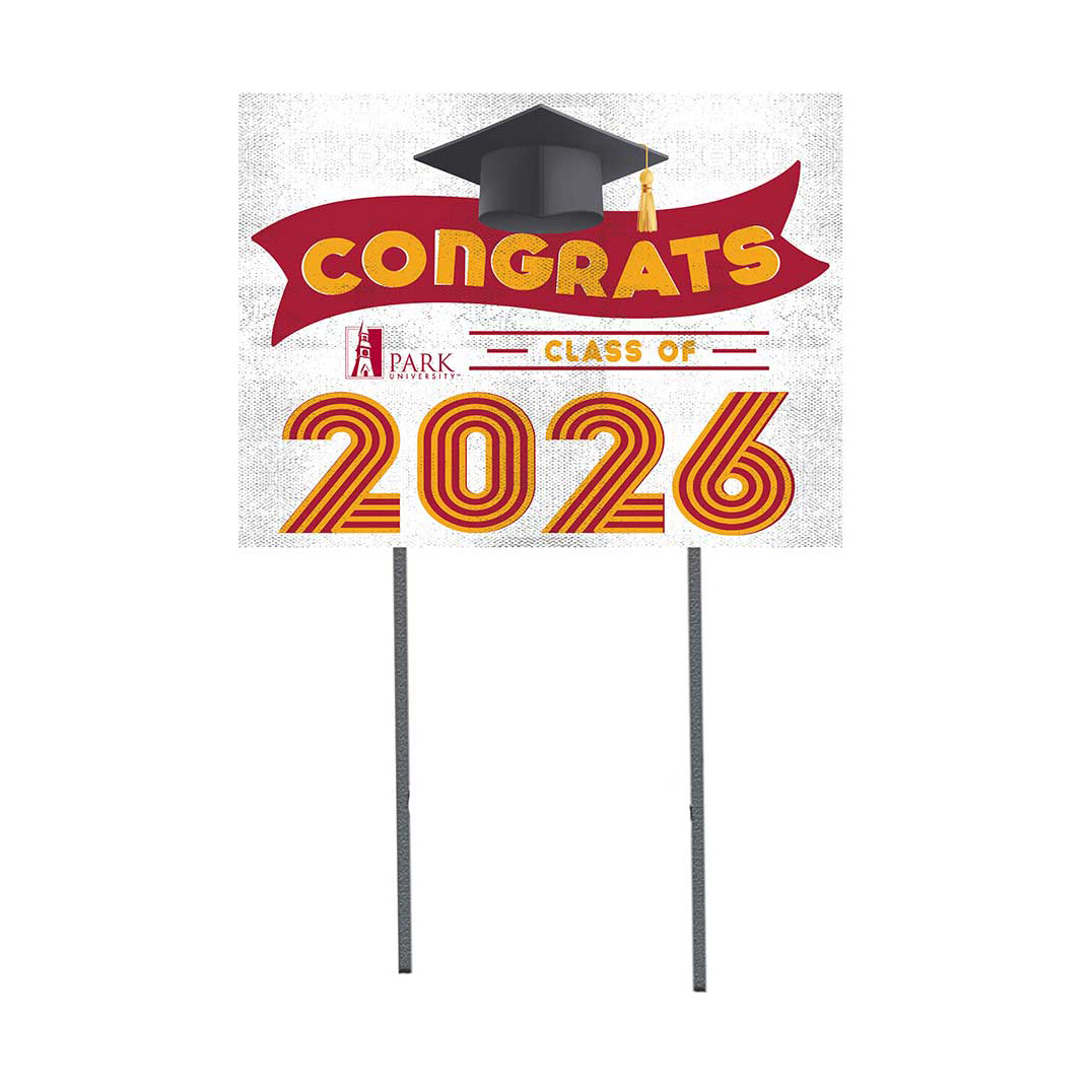 Park Pirates 18" x 24" 2026 Grad Yard Sign with Stakes