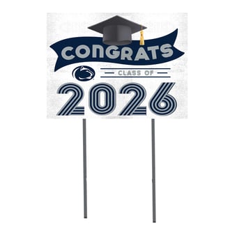 Penn State Nittany Lions 18" x 24" 2026 Grad Yard Sign with Stakes