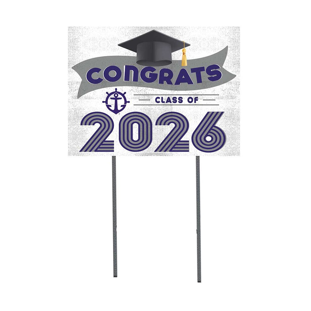 Portland Pilots 18" x 24" 2026 Grad Yard Sign with Stakes