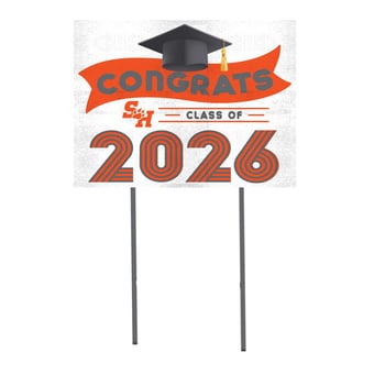 Sam Houston State Bearkats 18" x 24" 2026 Grad Yard Sign with Stakes