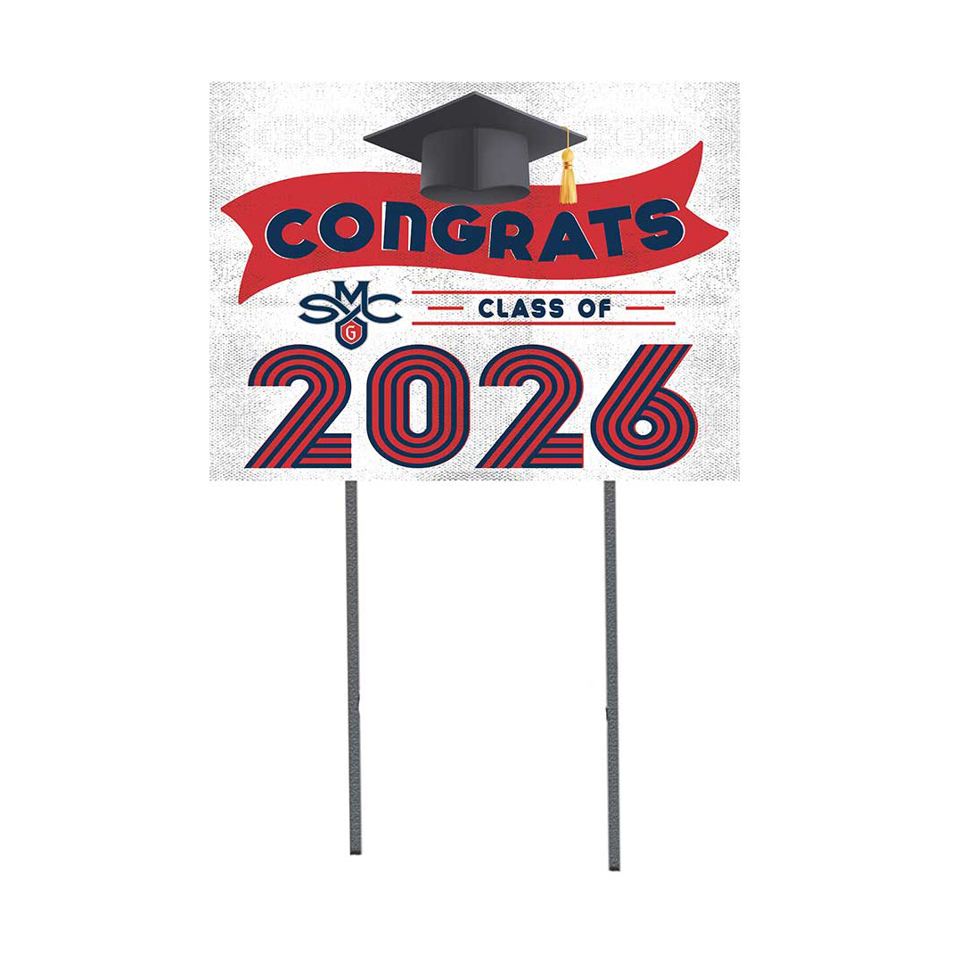 Saint Mary's Gaels 18" x 24" 2026 Grad Yard Sign with Stakes
