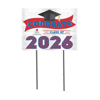 SAC Armadillos 18" x 24" 2026 Grad Yard Sign with Stakes