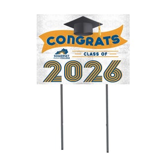 Somerset Community College 18" x 24" 2026 Grad Yard Sign with Stakes
