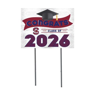South Carolina State Bulldogs 18" x 24" 2026 Grad Yard Sign with Stakes