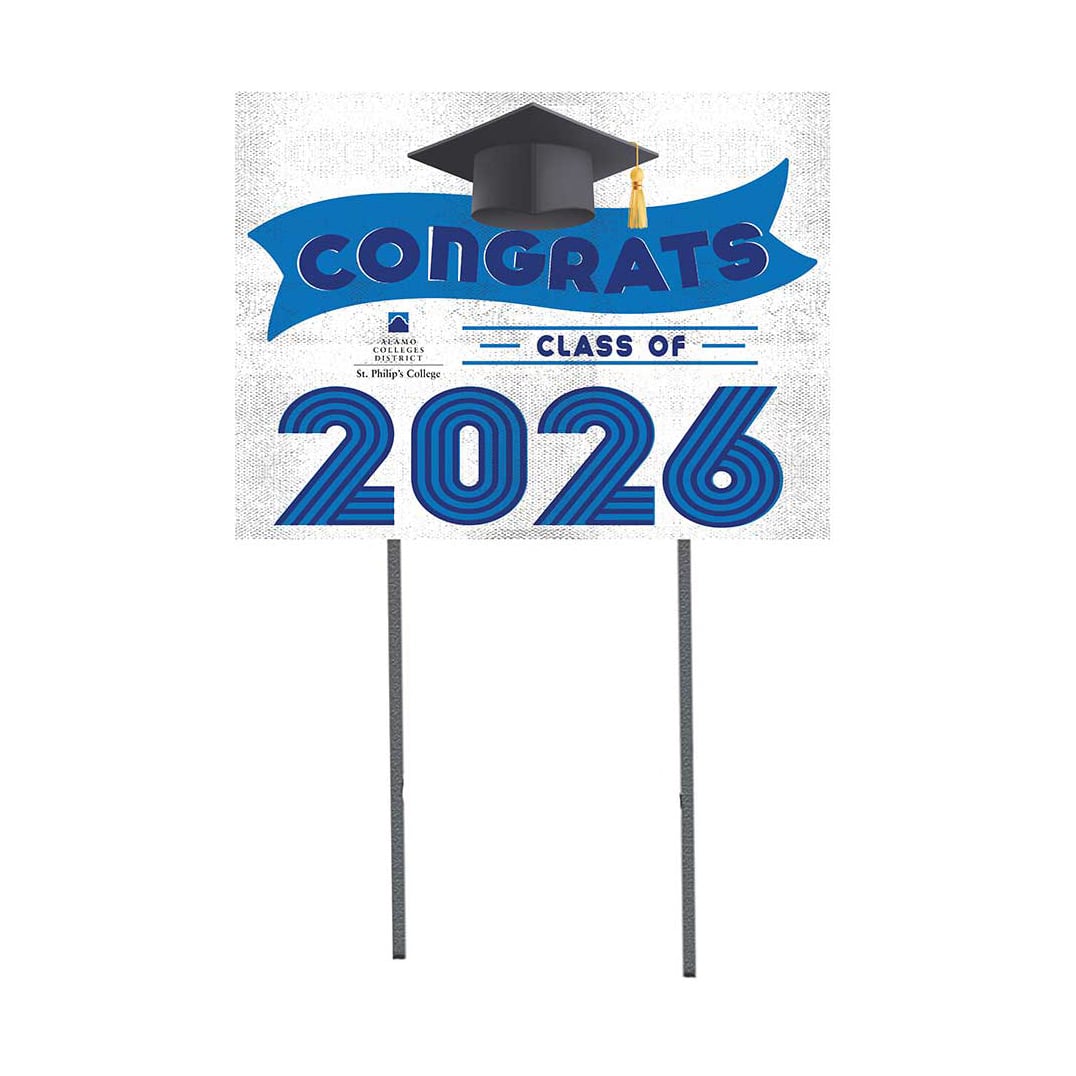 SPC Tigers 18" x 24" 2026 Grad Yard Sign with Stakes