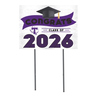 Tarleton State Texans 18" x 24" 2026 Grad Yard Sign with Stakes