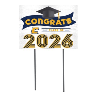 Tennessee Chattanooga Mocs 18" x 24" 2026 Grad Yard Sign with Stakes