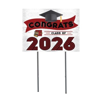 Wittenberg University Tigers 18" x 24" 2026 Grad Yard Sign with Stakes
