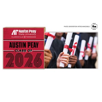 Austin Peay State Governors 5" x 10.5" 2026 Grad Floating Photo Frame