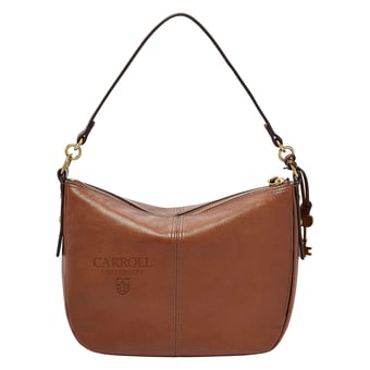 Fossil Brown Carroll University Pioneers Jolie Crossbody Bag