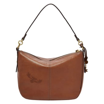 Fossil Brown Saint Joseph's Hawks Jolie Crossbody Bag
