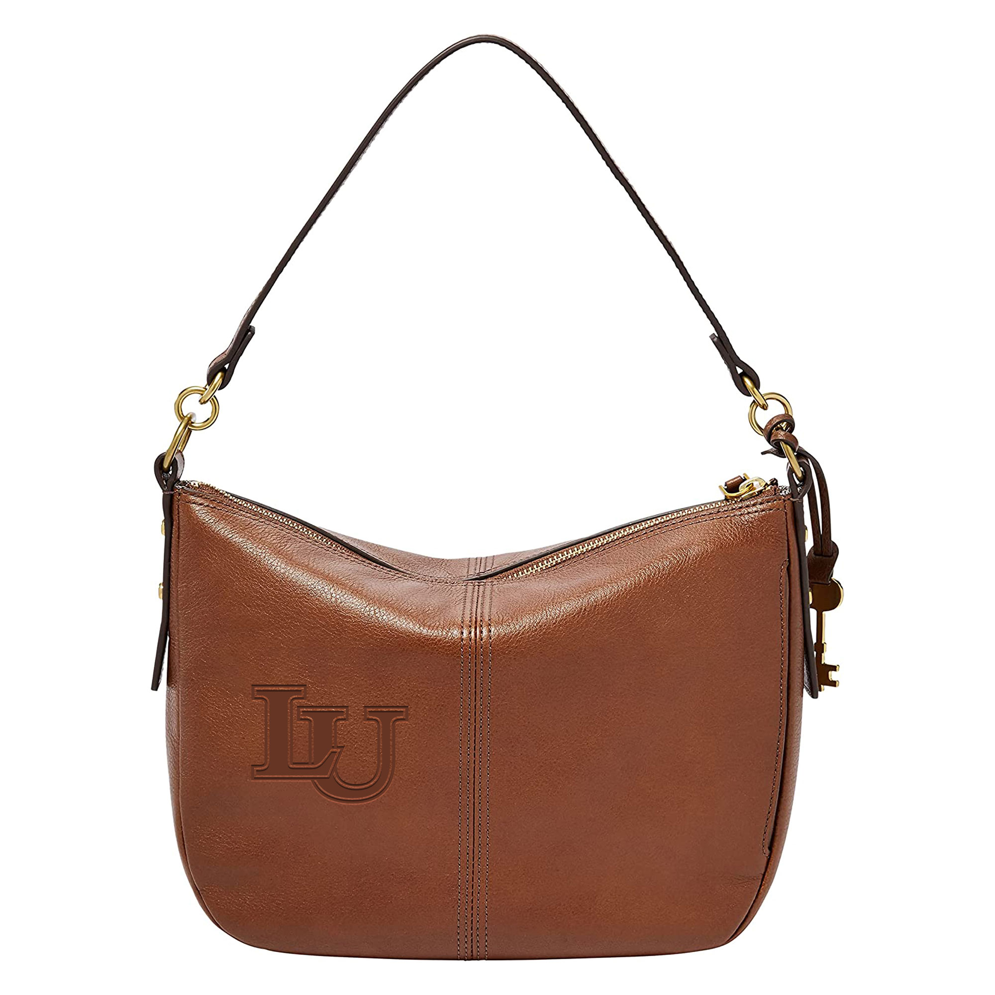 Fossil Brown Lindenwood Lions Jolie Crossbody Bag