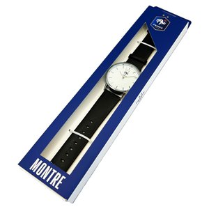 Montre classique avec bracelet en cuir France, vue 4