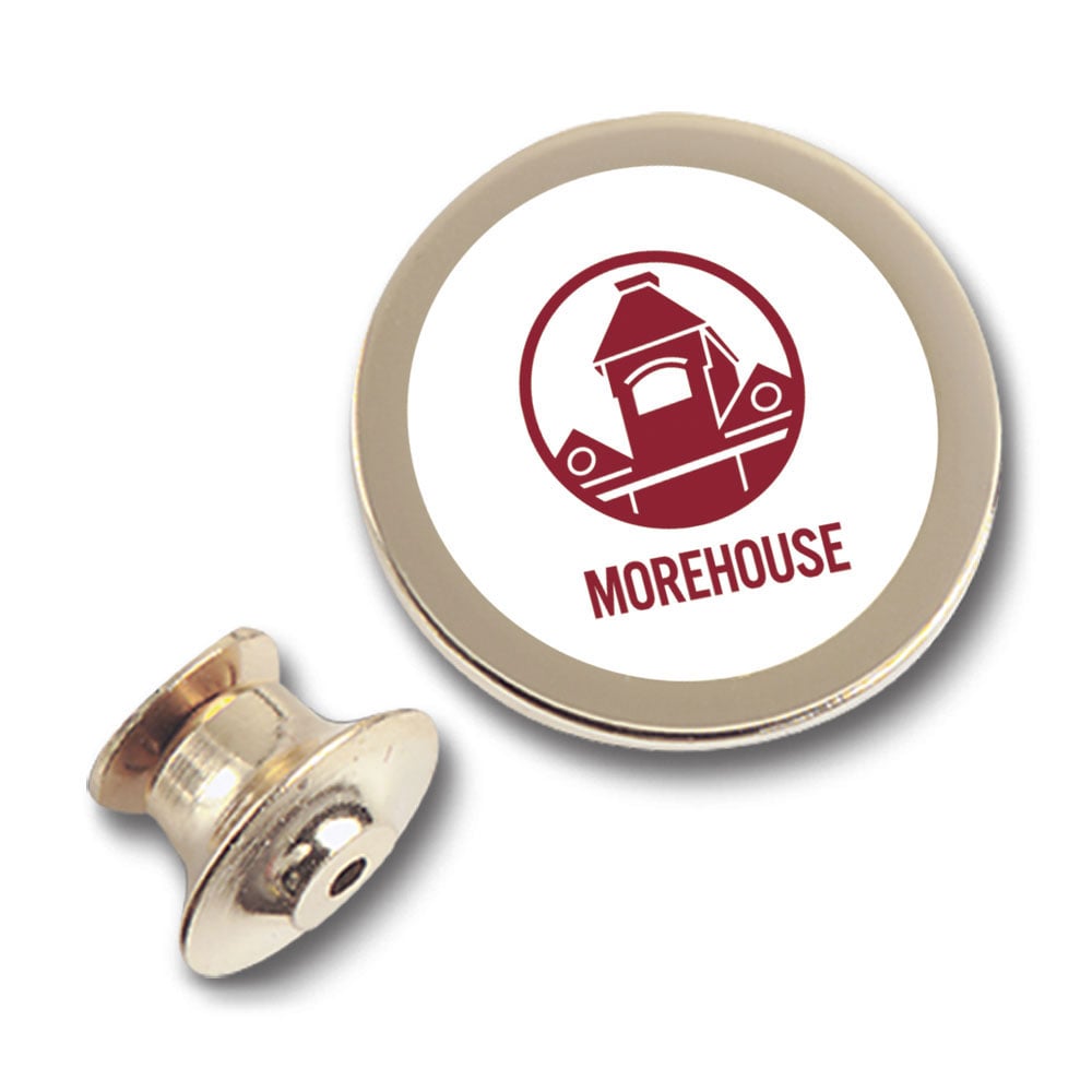 Gold Morehouse Maroon Tigers Lapel Pin