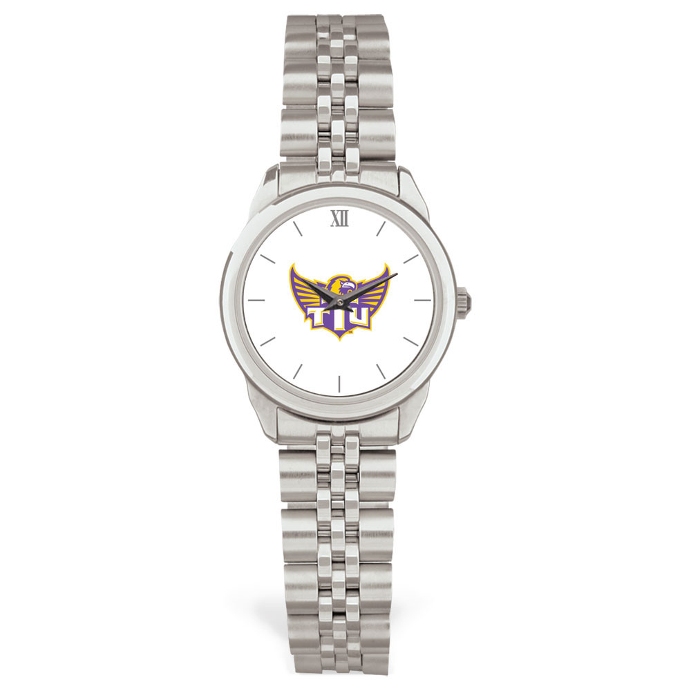 Women's  Silver Tennessee Tech Golden Eagles Rolled Link Bracelet Wristwatch