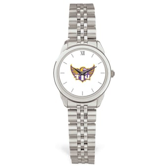 Women's  Silver Tennessee Tech Golden Eagles Rolled Link Bracelet Wristwatch