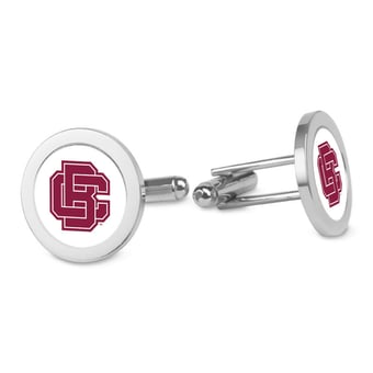 Silver Bethune-Cookman Wildcats Cufflinks