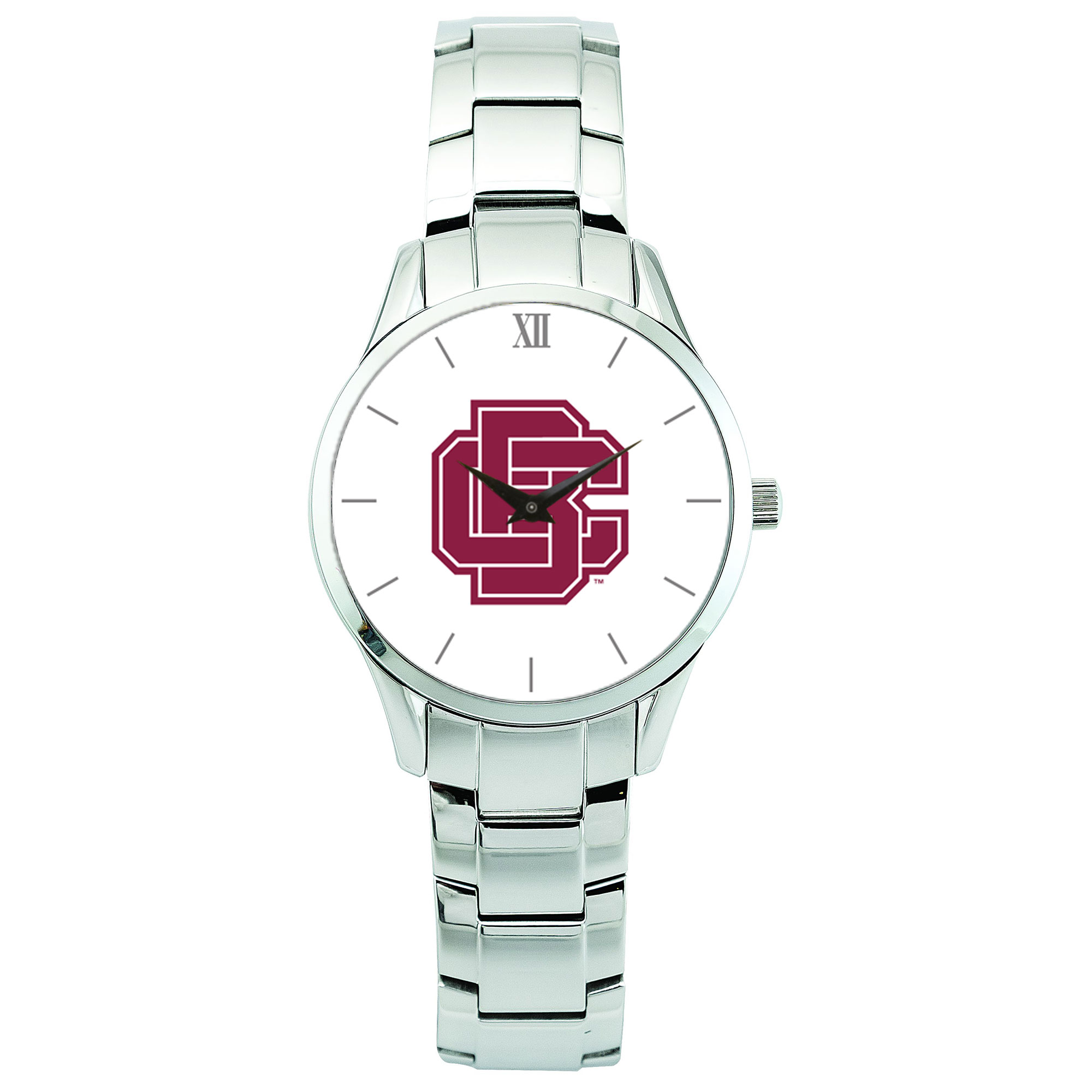 Men's  Silver Bethune-Cookman Wildcats Stainless Steel Wristwatch