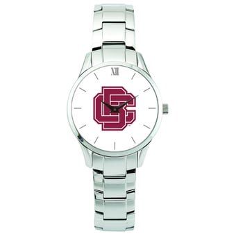 Men's  Silver Bethune-Cookman Wildcats Stainless Steel Wristwatch