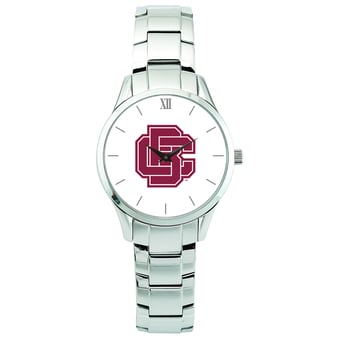 Women's  Silver Bethune-Cookman Wildcats Stainless Steel Wristwatch