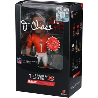Ja'Marr Chase Cincinnati Bengals Autographed GameChangers Series 1 6" Figurine