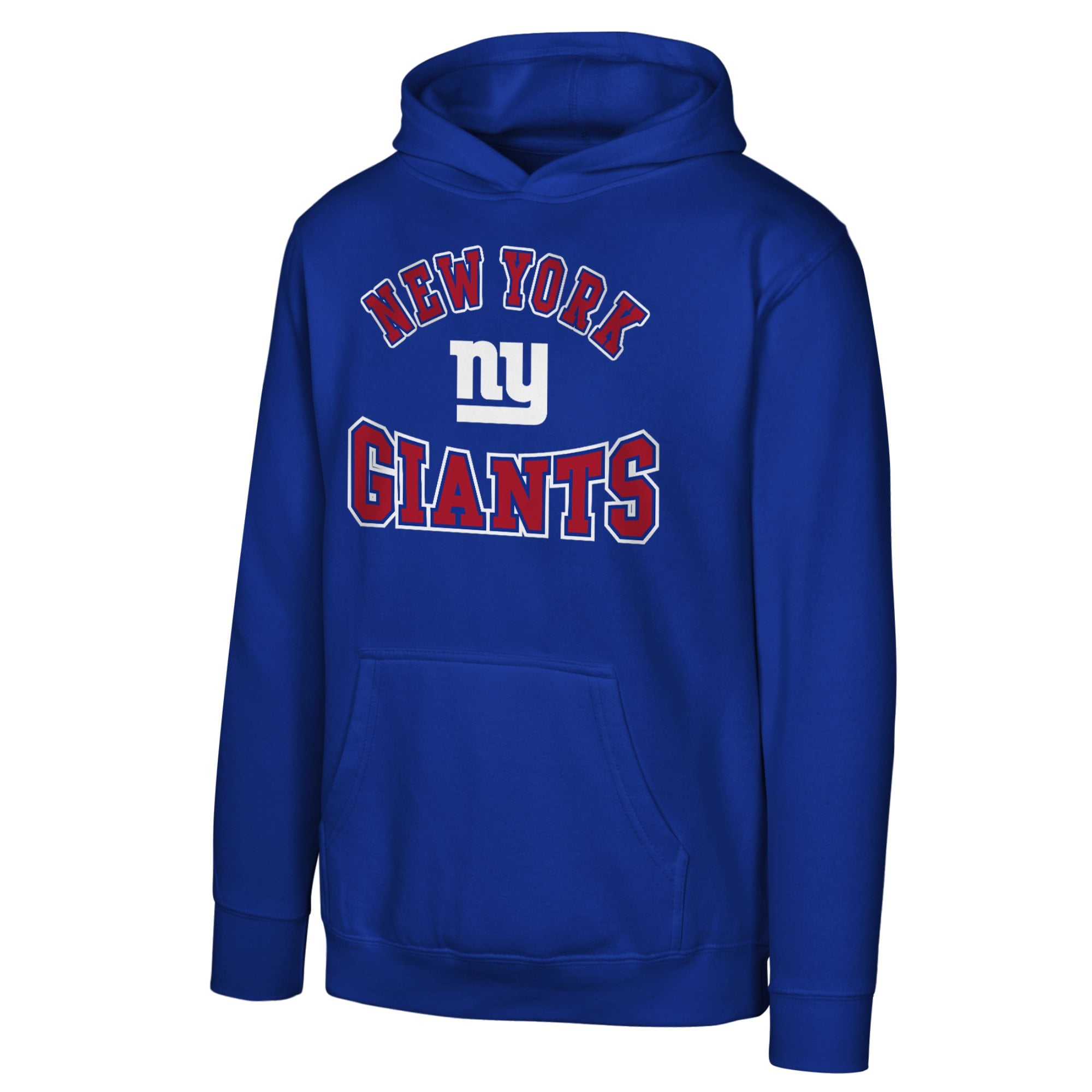 Youth Royal New York Giants Home Town Pullover Fleece Hoodie: retailer-supplied image