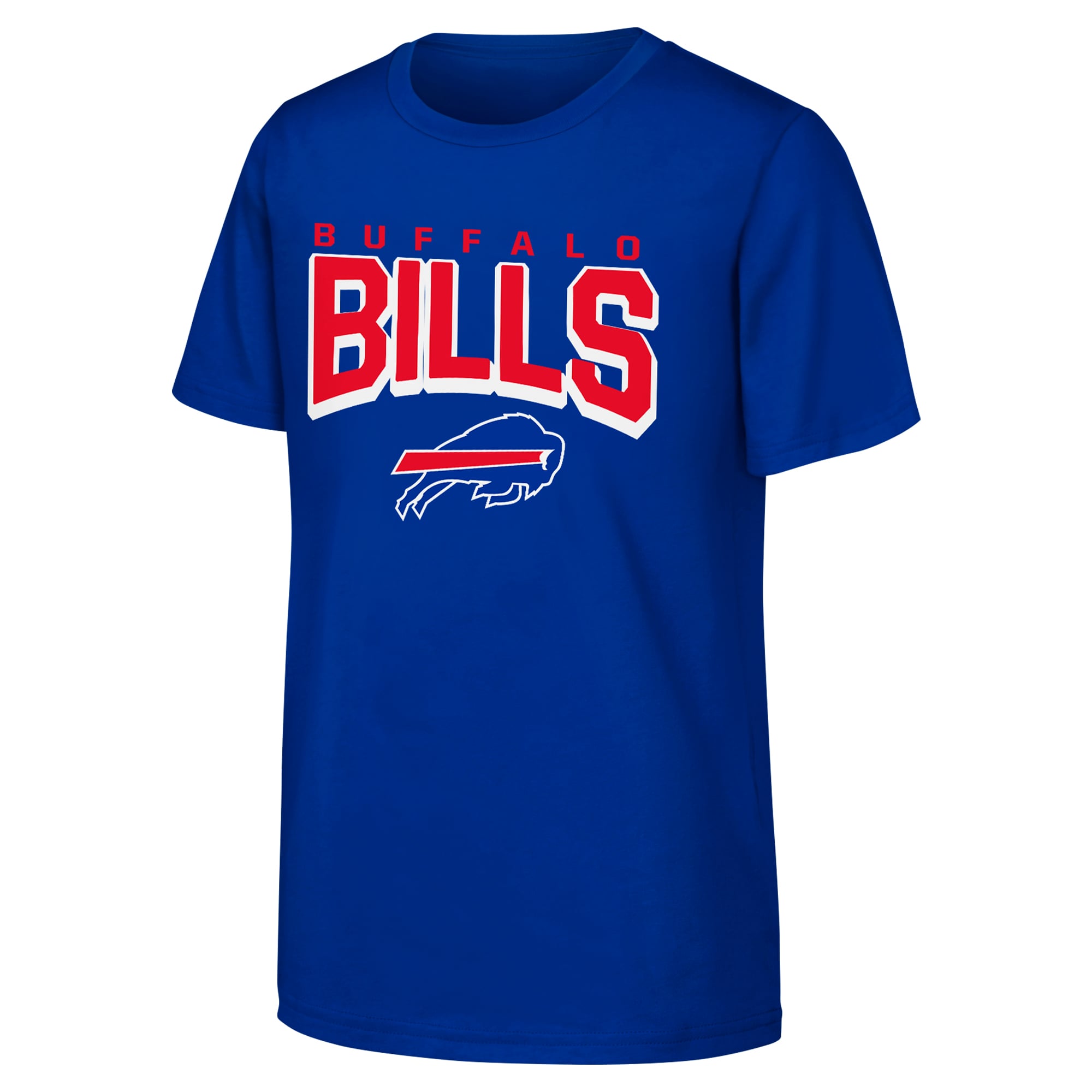 Youth Royal Buffalo Bills On The Block T-Shirt: retailer-supplied image