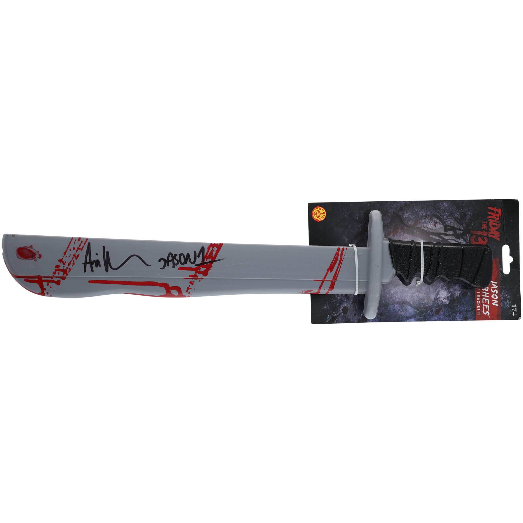 Ari Lehman Friday the 13th Autographed Plastic Machete with "Jason1" Inscription