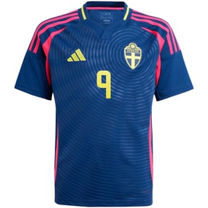 Maillot Extérieur adidas Suède 2024 - Enfant avec flocage Isak 9, vue 3