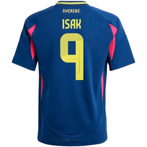Maillot Extérieur adidas Suède 2024 - Enfant avec flocage Isak 9, vue 4