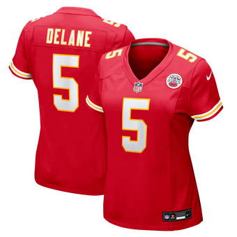 Women's Nike Mansoor Delane Red Kansas City Chiefs Game Jersey