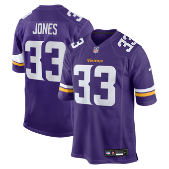 Men's Nike Aaron Jones Purple Minnesota Vikings Game Player Jersey