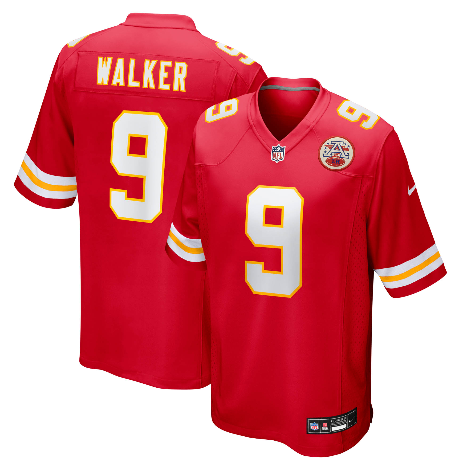 Men's Nike Kenneth Walker III Red Kansas City Chiefs Game Jersey