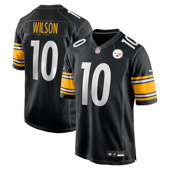 Men's Nike Roman Wilson Black Pittsburgh Steelers  Game Player Jersey
