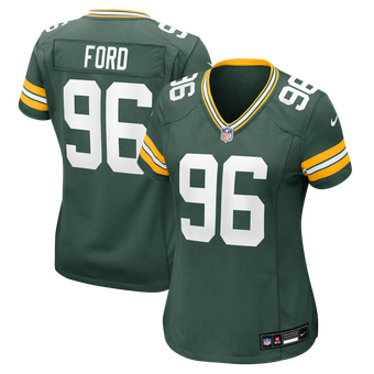 Women's Nike Jonathan Ford Green Green Bay Packers Team Game Jersey