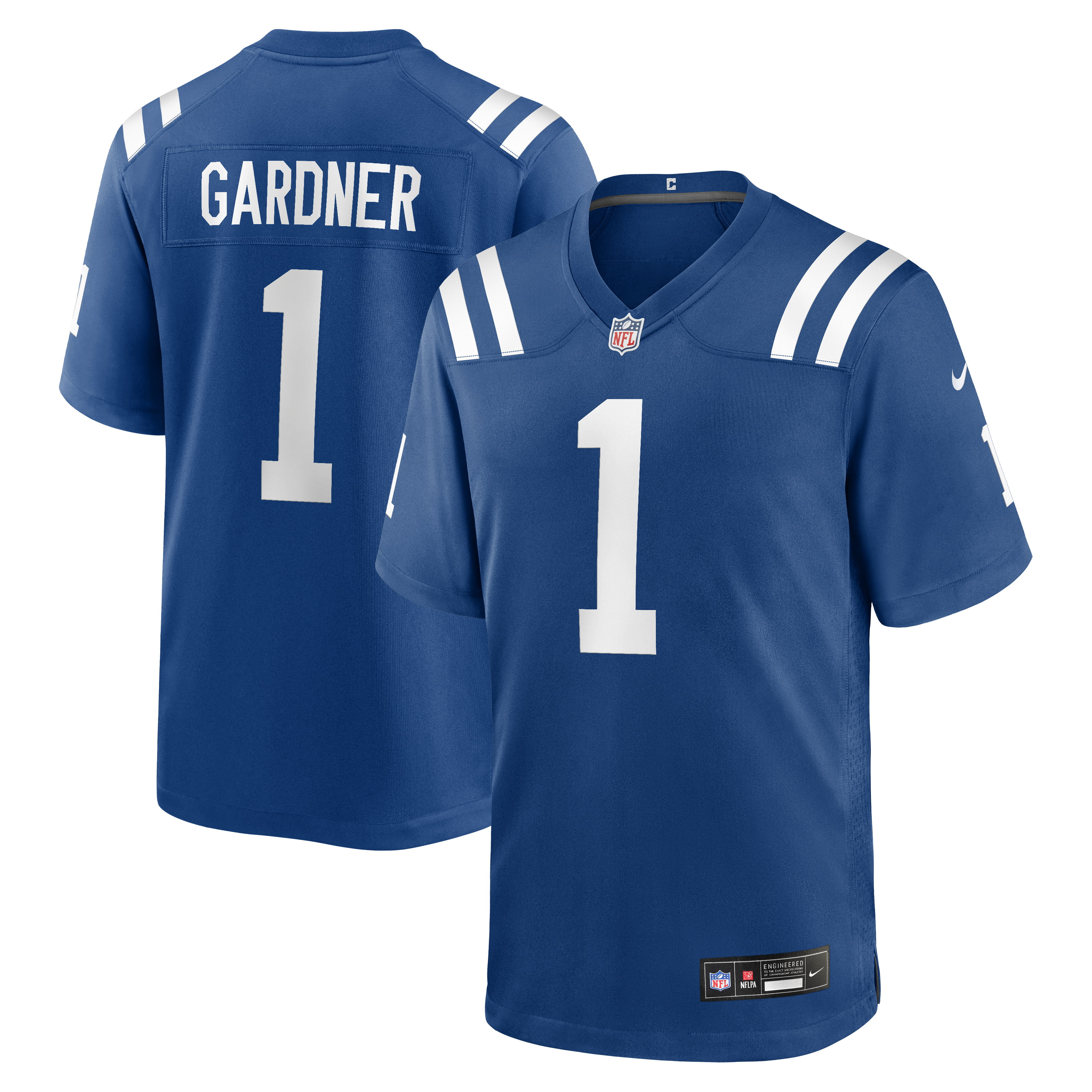 Men's Nike Ahmad Sauce Gardner  Royal Indianapolis Colts Team  Game Jersey
