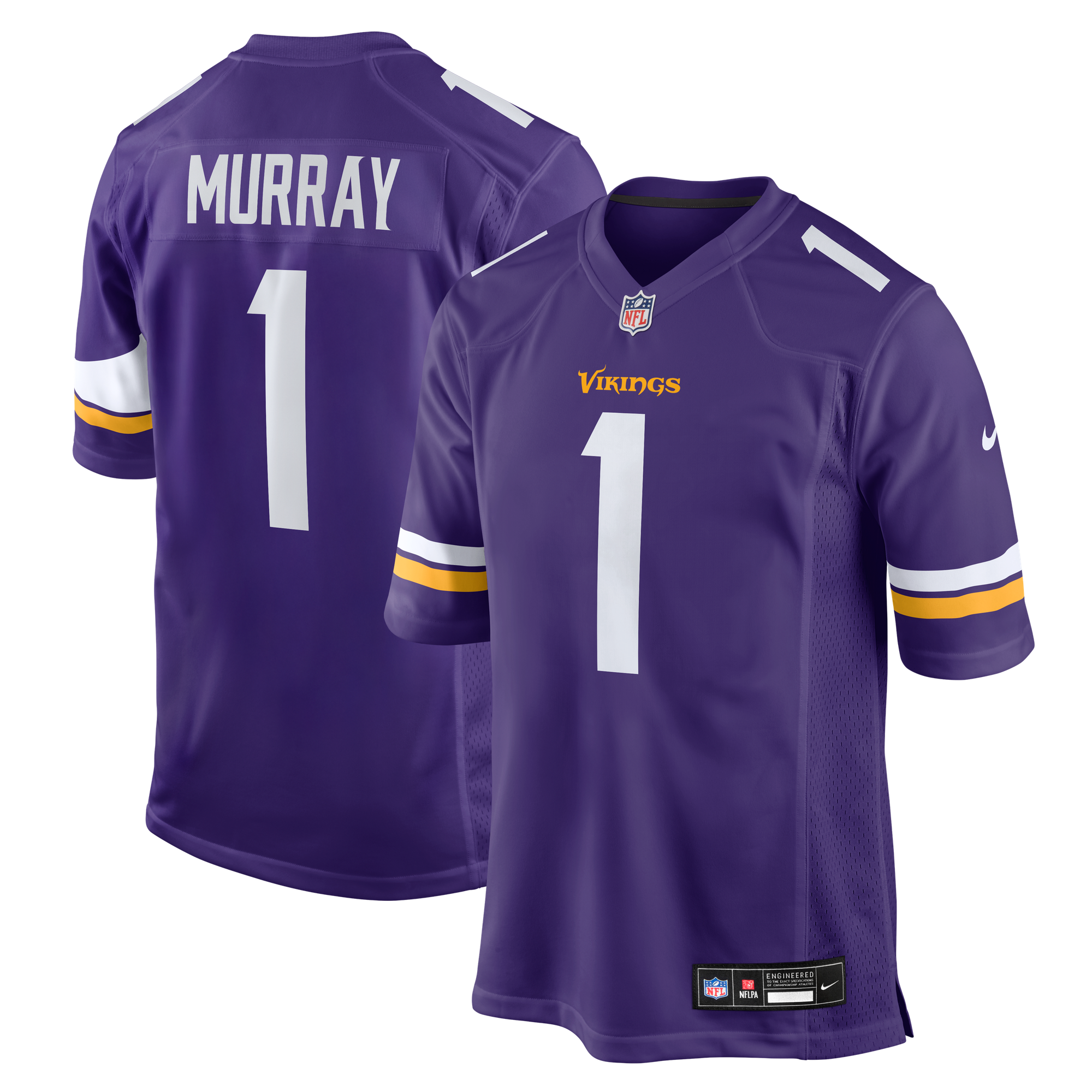 Men's Nike Kyler Murray Purple Minnesota Vikings Game Jersey