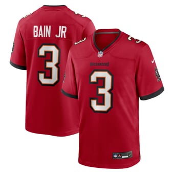 Men's Nike Red Tampa Bay Buccaneers Rueben Bain Jr. Team Game Jersey