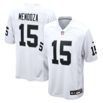 Men's Nike Fernando Mendoza White Las Vegas Raiders Game Player Jersey